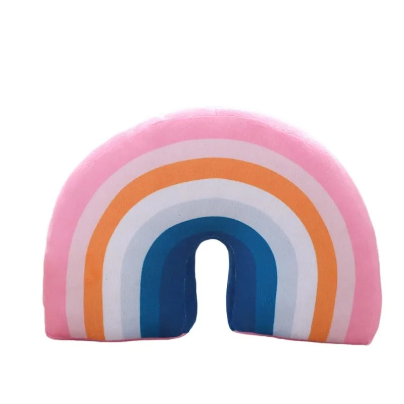 Fantastische Star Cloud Moon Rainbow Pluche Kussen Gevuld Sky Natuurlijk Kussen Geel Roze Blauw Verlegen Emotie Plushie Decoratie Cadeau — image 16