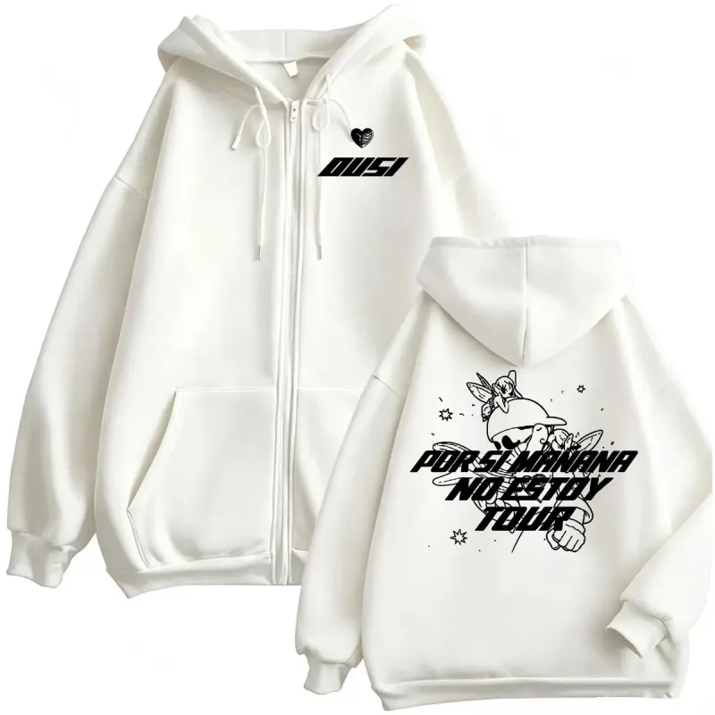 Omar Courtz Por Si Manana No Estoy Tour Zipper Hoodie Men Women Harajuku High Street Sweatshirts Jacket Long Sleeve Zip Up Coats — image 7