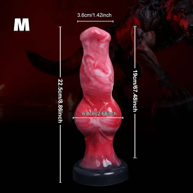 Dog Knot Dildo Anal Plug Animal Penis Masturbator Dick-Dildo Sex Toys For Man Women Prostate G-spot Massager Anal Penetration 18 — image 8