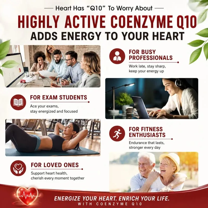 ผลิตภัณฑ์เสริมอาหาร Holucks Pure CoQ10 พร้อมสาร Resveratrol จากมะกรูด รองรับสุขภาพหัวใจและหลอดเลือดและสารต้านอนุมูลอิสระ การป้องกันระบบภูมิคุ้มกัน