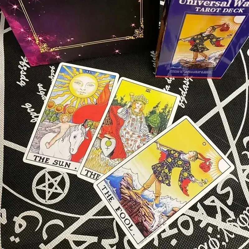 78 Card Classic Tarot Card Set Playing Cards Party Board Game Fate Card Fortune Telling Game Ideal For Beginners — image 3
