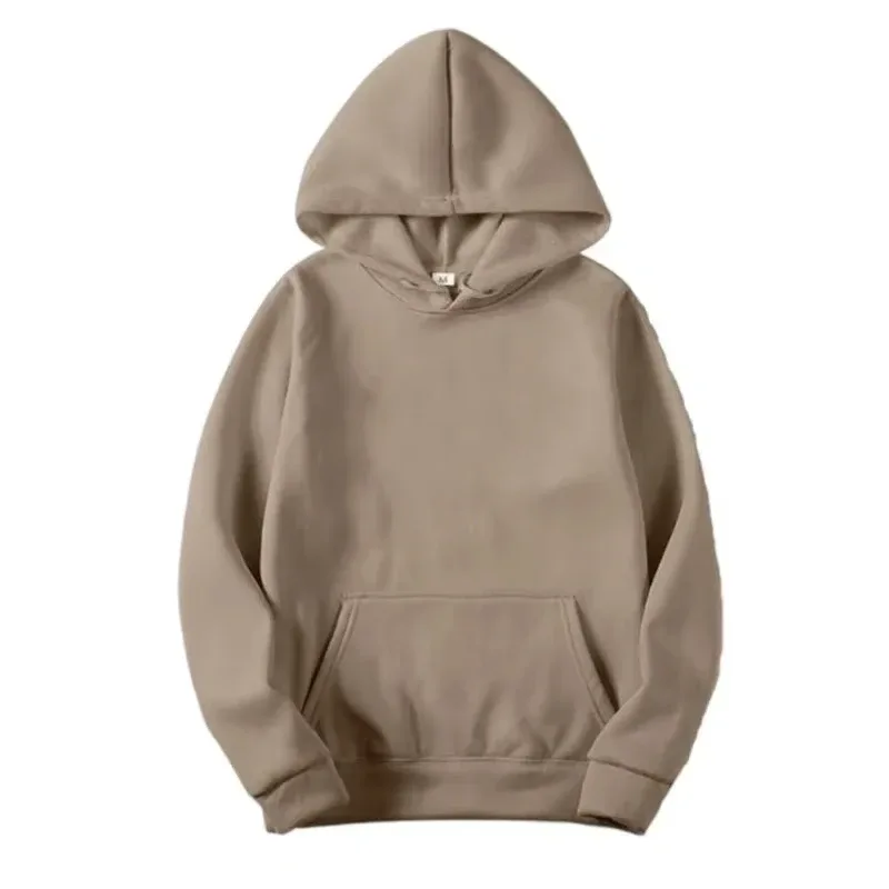 Men's and Women's Solid Color Pocket Hoodies Sports Fitness Sweatshirts Fashionable Casual Pullovers Multi Color — image 14