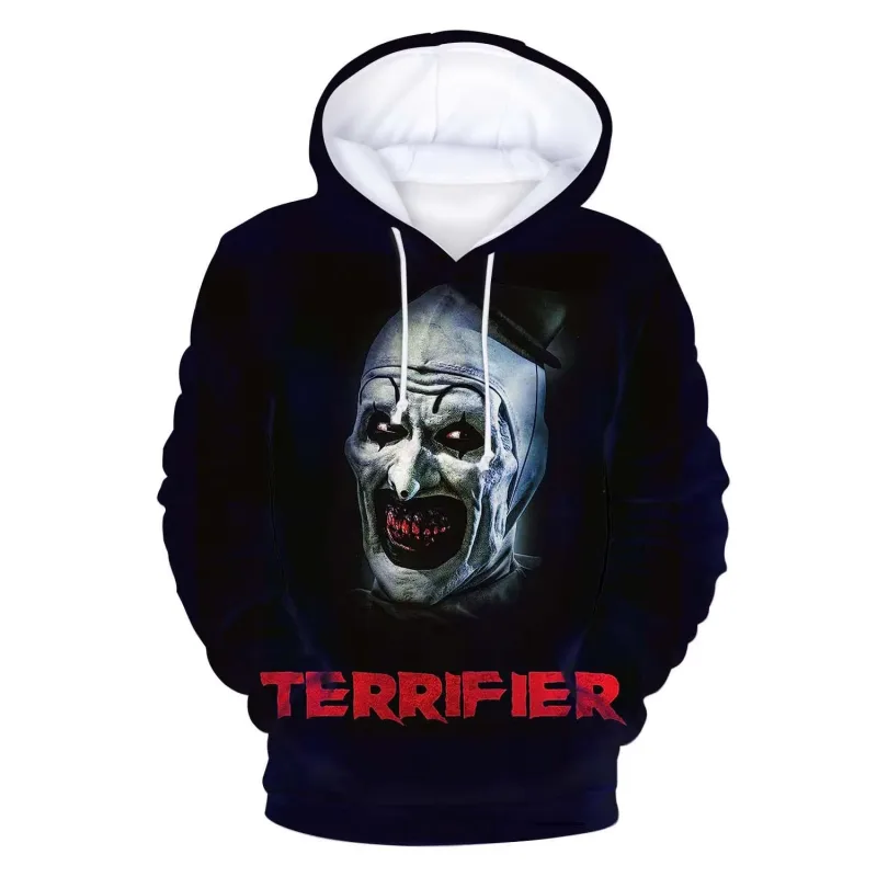 Horror Movie Terrifier 3D Print Hoodies Men Women Casual Streetwear Fashion Hoodie Sweatshirts Pullovers Tracksuits Man Clothing — image 5
