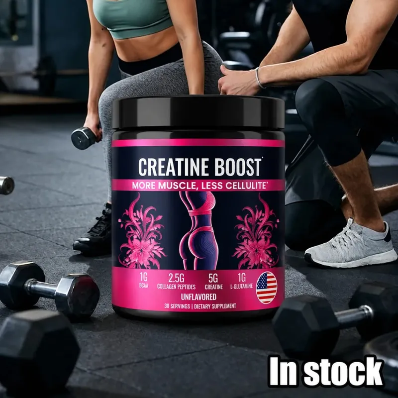 Creatine for Women Booty Builder Supplement with Collagen & BCAA Supports Muscle Development Post-Workout Recovery Elasticity — image 2