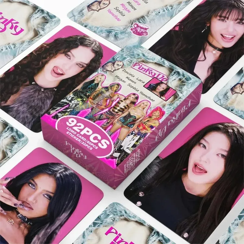 55/127pcs Kpop Idol KATSEYE WILD New Album BEAUTIFULCHAOS Lomo Cards DANIELA HD Printd Photocards Stickers MANON MEGAN Fans Gift — image 2
