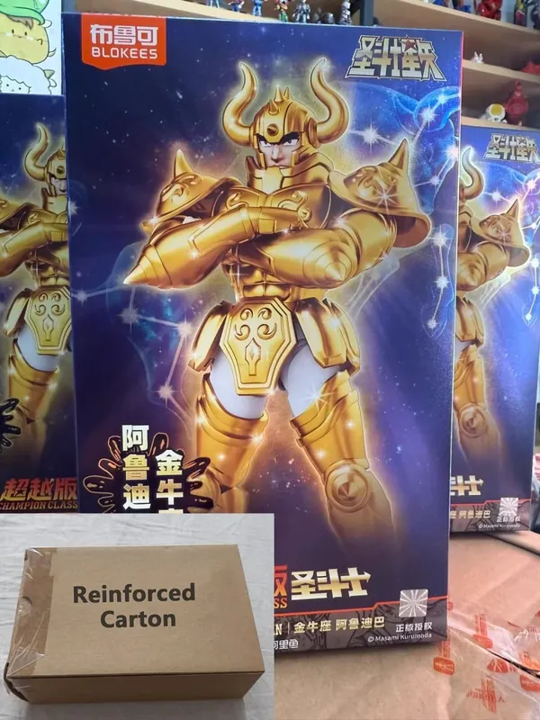In Stock BLOKEES Saint Seiya CLASSIC CLASS Gold Saint Virgo Shaka Pisces Aphrodite Andromeda Cygnus EX Gold Assembled Model Toys — image 10