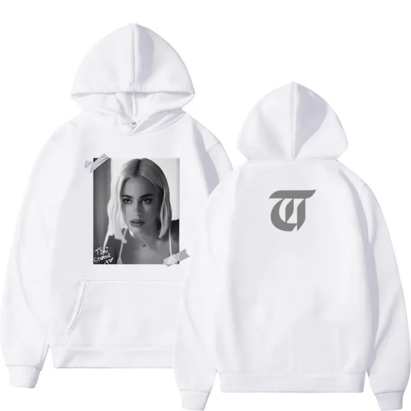Singer Tini Stoessel Album Vintage Graphic Hoodie Men Women Aesthetic Trend Sportswear Long-sleeved Harajuku Casual Hoodies Tops — image 6