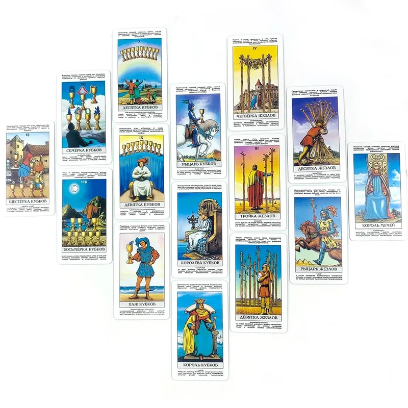 Russian Secrets Of Tarot Cards With Paper Instruction Manual Ideal For Divination Edition Board Playing Games For Beginners — image 5