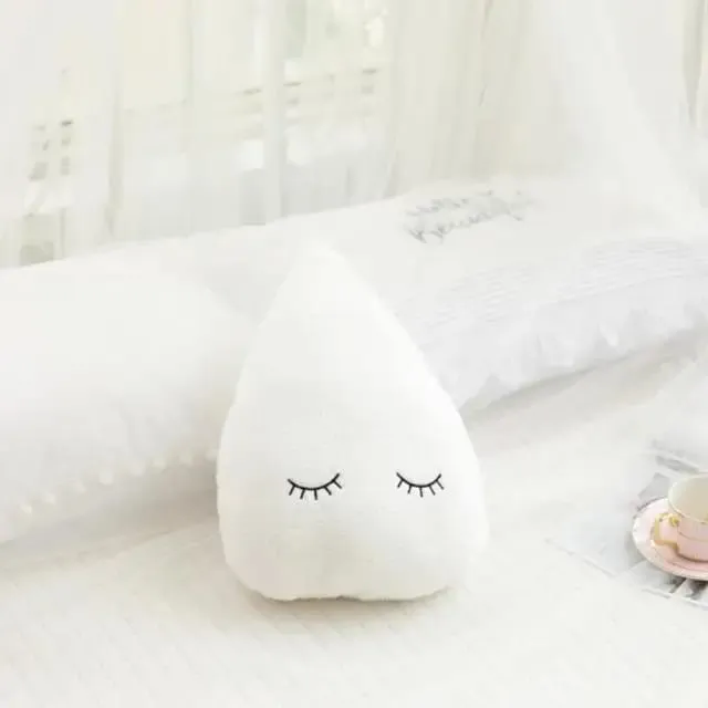 Oreiller en peluche nuage, lune, étoile, goutte de pluie, coussin doux, jouets pour enfants, bébé fille, cadeau de noël, décor de voiture, chambre — image 20