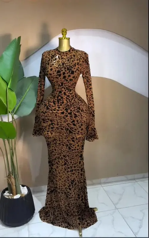 CM.YAYA 2025 Women Long Sleeve Ruched Mesh See Though with Lining Bodycon Long Dress Fall Evening Birthday Sexy Party Dresses — image 7