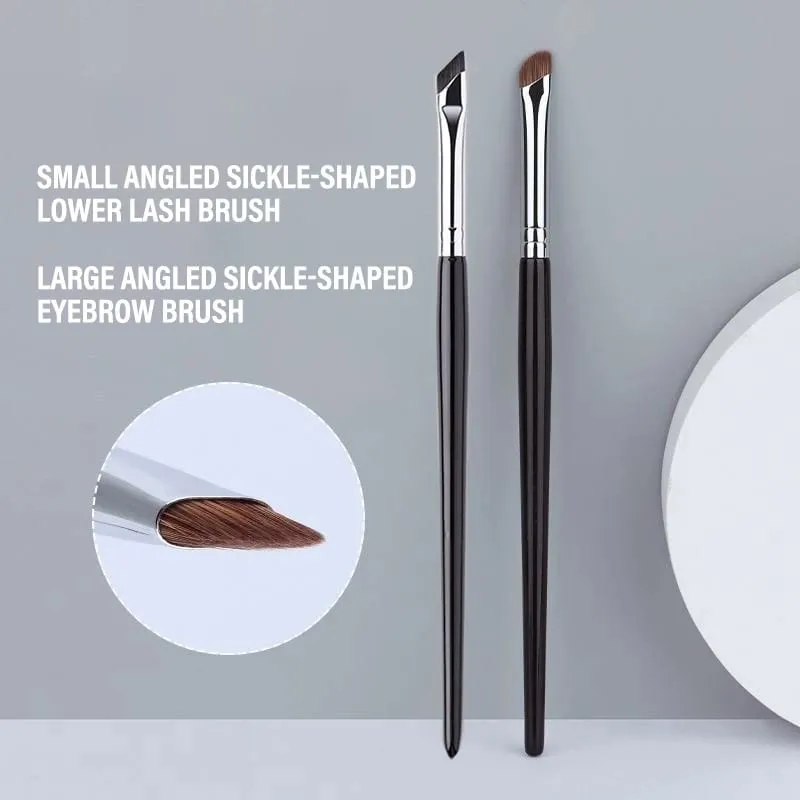 Sickle Eyeliner Brush Eyeshadow Blade Brush Detail Brush Diagonal Eyebrow Brushes Undereyelid To Sleeping Silkworm Makeup Tools