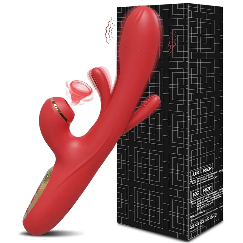 Sucking Flapping Vibrator for Women Clitoris G Spot Stimulator Dildo Tapping Vagina Massager Vibrating Adult Female Sex Toys 18+ — image 10