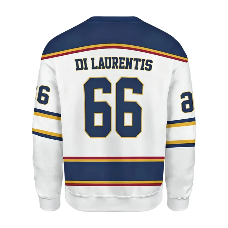 2026 New Off-Campus Briar University Hockey Print Pullover Unisex Casual Streetwear Graham 44 DI LAURENTIS 66 Cosplay Sweatshirt — image 4