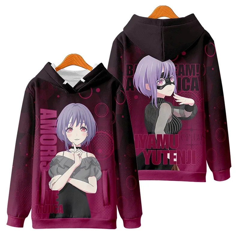BanG Dream Ave Mujica Cosplay 3D Men's Hoodies Fashion Long Sleeve Anime Sweatshirt Outdoor Party Holiday Tracksuit Y2k Pullover — image 6
