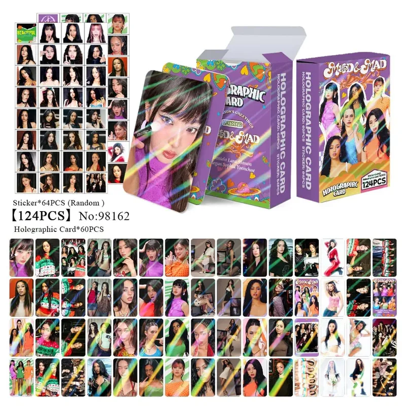 92pcs KATSEYE New Album PINKY UP Photo Card Photocards Stickers Kpop Merch Lomo Cards Set Fans Collection Cards Gifts — image 15