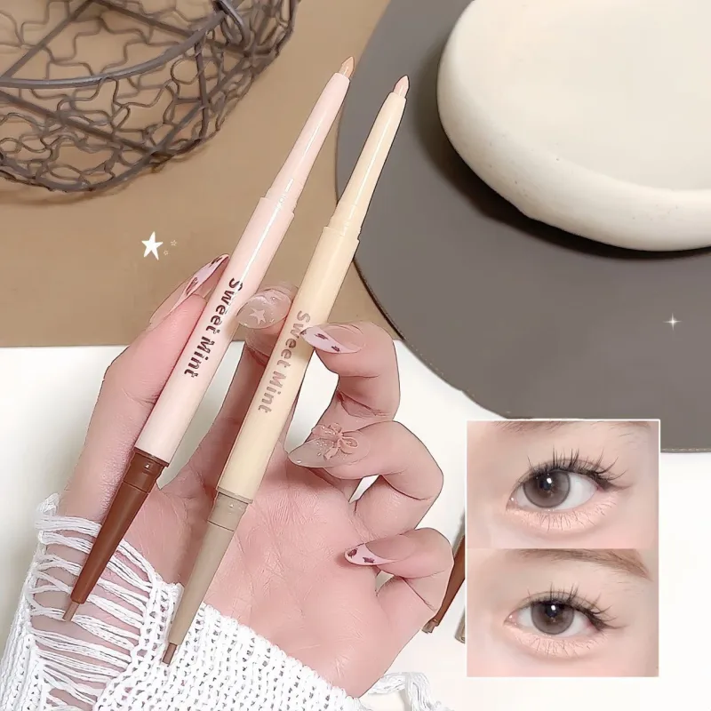 Double Head Eyeliner Pen Lying Silkworm Eye Brighten Bronzer 2 in 1 Waterproof And Durable Not Easy To Halo Dye Natural Makeup — image 5