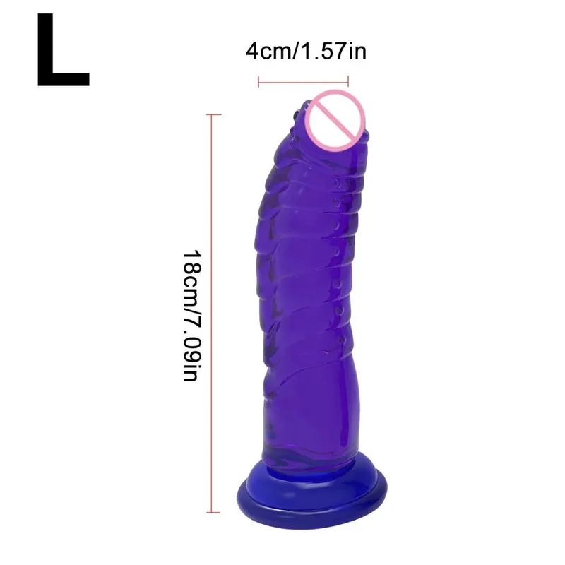 Realistische zwarte dildo met sterke zuignap, zacht penis-seksspeeltje voor vrouwen en mannen, handsfree anaal vaginaal speelgoed voor volwassenen in M — image 9
