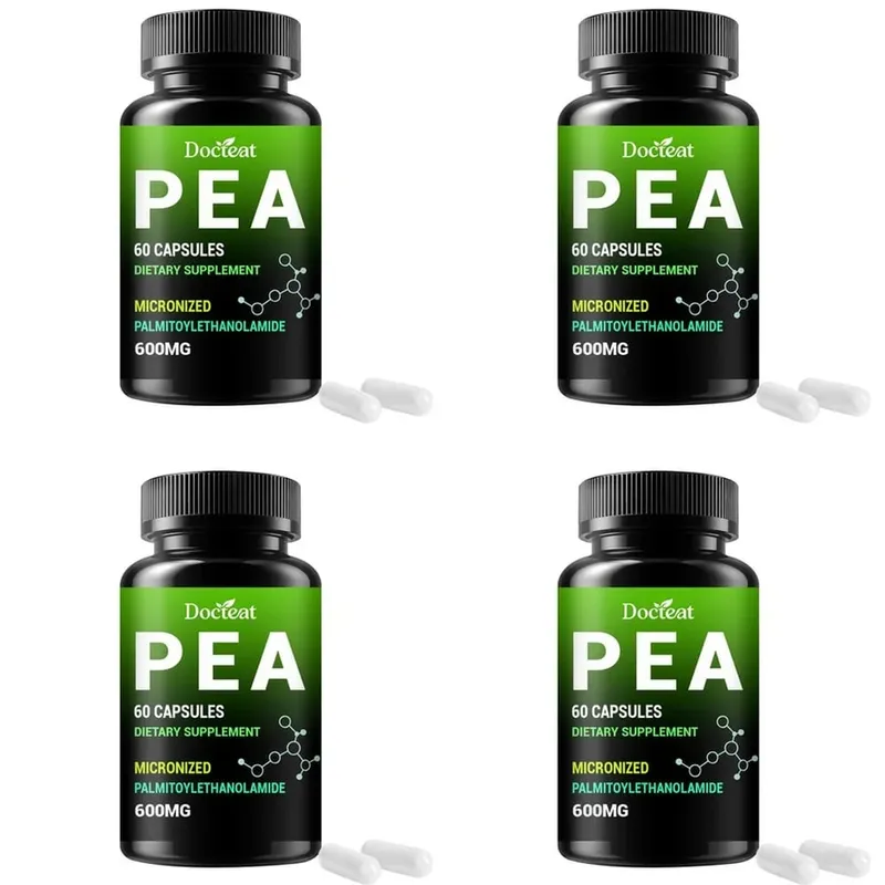 Docteat PEA 600mg Capsules Micronized Palmitoylethanolamide Supports Compound Balance Maintenance Comfort and Ease 60 Capsules — image 8