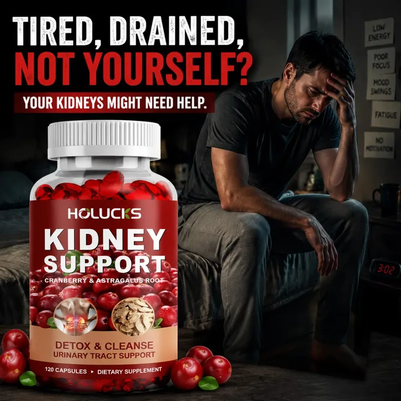 Kidney Cleanse & Detox Supplement with Cranberry Astragalus Root for Kidney Restore Support Bladder & Urinary Tract Health