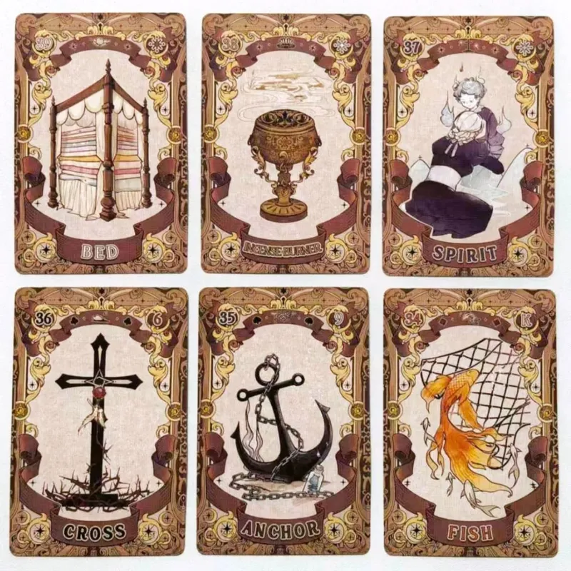 Talia tarota Fairy Tale Dream Lenormand - 44 karty Gra stołowa Motyw ilustracji do wróżenia i opowiadania historii — image 3