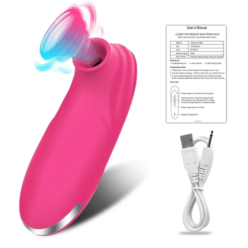 Clit Sucker Vibrator Vacuum Sucking Vibrating Clitoris Nipples Stimulator Female Masturbator Adult Goods Sex Toy for Women — image 13