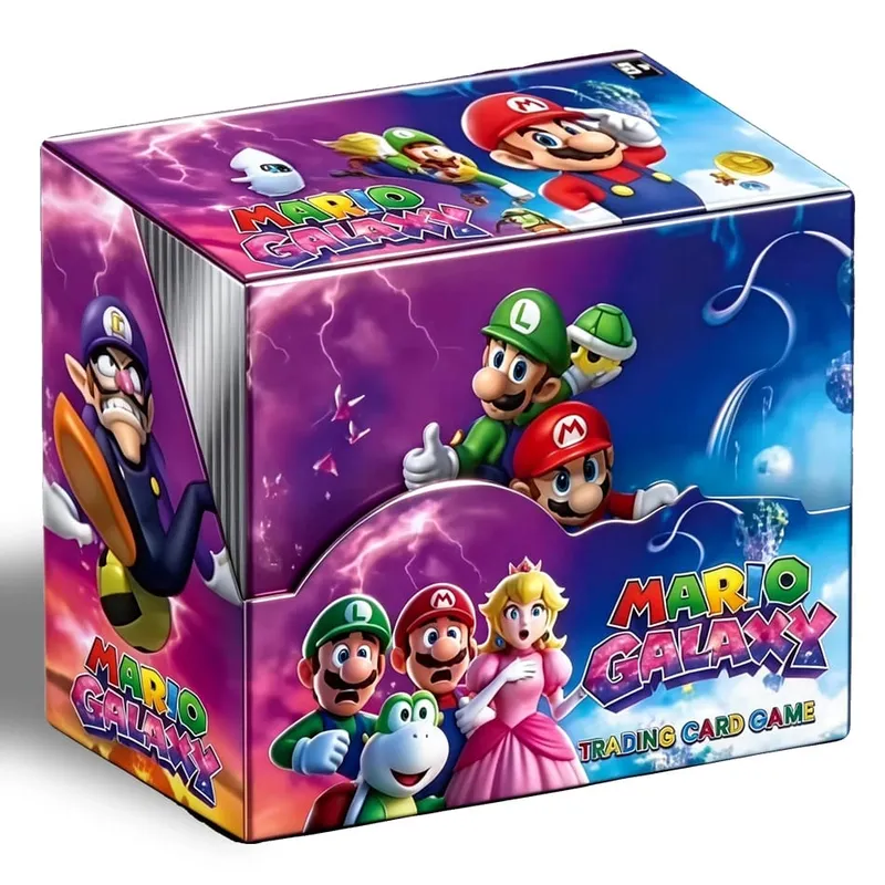 New 36pcs Mario Bros Game Cards Super Mario Trading Card Collection Action Figure English Booster Pack Battle Toy Gift — image 2