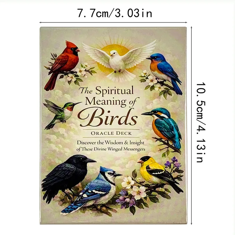The Spiritual Meaning of Birds Oracle Cards Animal Spirit Guide Divination Deck Bird Messenger Spiritual Guidance Meditation — image 6