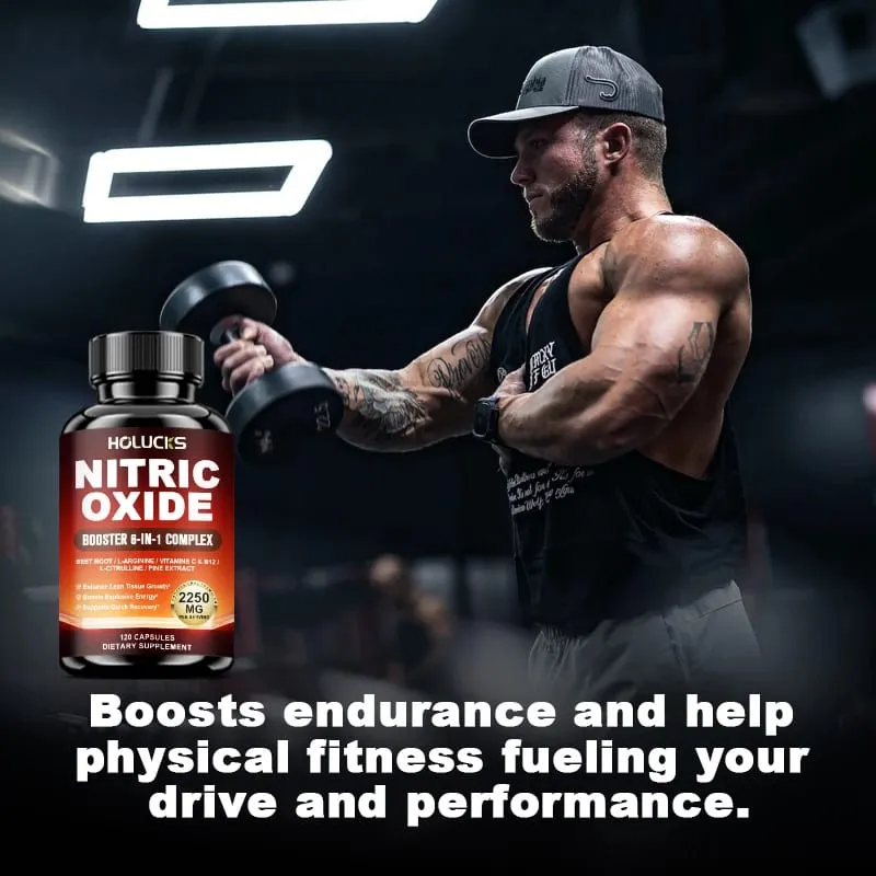 Nitric Oxide Booster Pre-Workout Boosts Muscle Pump Energy and Endurance Performance & Muscle Mass Beet Root Supplement — image 5