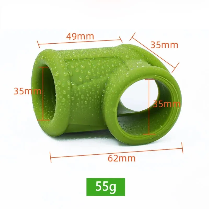 Silicone Cock Ring Ball Stretcher Scrotum Testis Restraint Lock Ring Male Ejaculation Delay Lasting Sex Toys For Men Adult Games — image 5