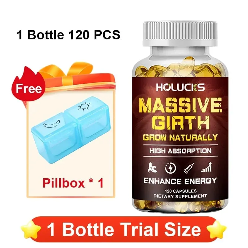 Men's Health Capsules with Tribulus Terrestris Ashwagandha Support Stamina Male Charm Hormonal Balance Daily Immune