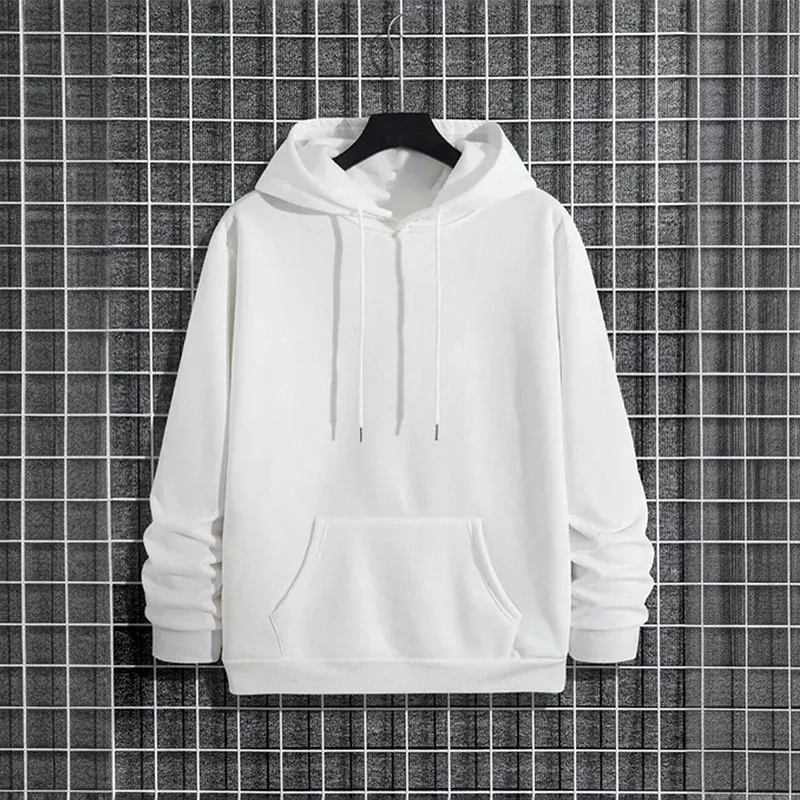 Hot Sales New Mens Tracksuit Clothing Solid Color Casual Sweatshirts Outdoors Sports Jogging Mens Hoodies HighQuality Sportswear — image 4