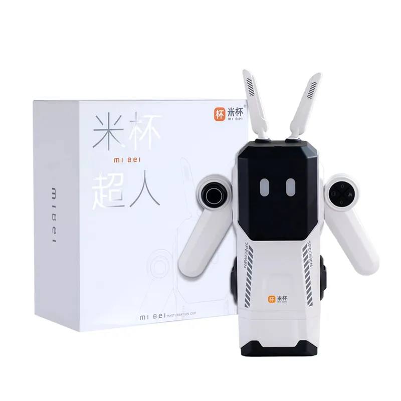 YUU Mecha Electric Masturbator for Male Blowjob Sex Machine with APP Control 8 Thrust 10 Vibration Heating Sex Toys for Training
