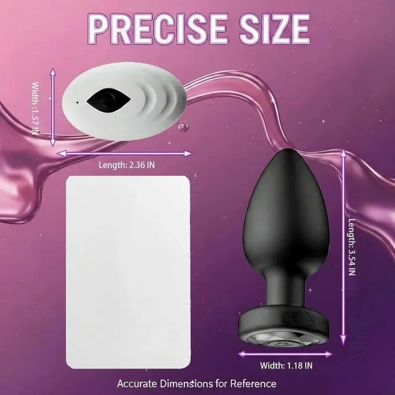 Powerful Anal Plug Vibrator for Men Women Female Vagina Remote Stimulator Prostate Butt Plug Sex Toys for Adult Couples 18+