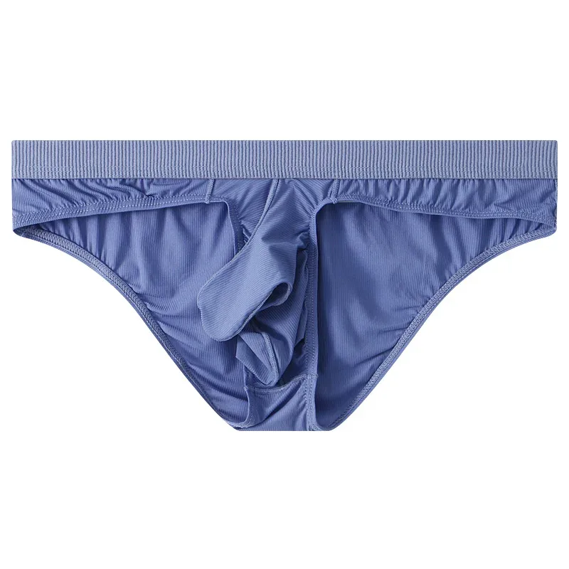 Men's Ice Silk Briefs Summer Transparent Seamless Quick-drying Man Breathable Panties Ultra-thin Underwear — image 4