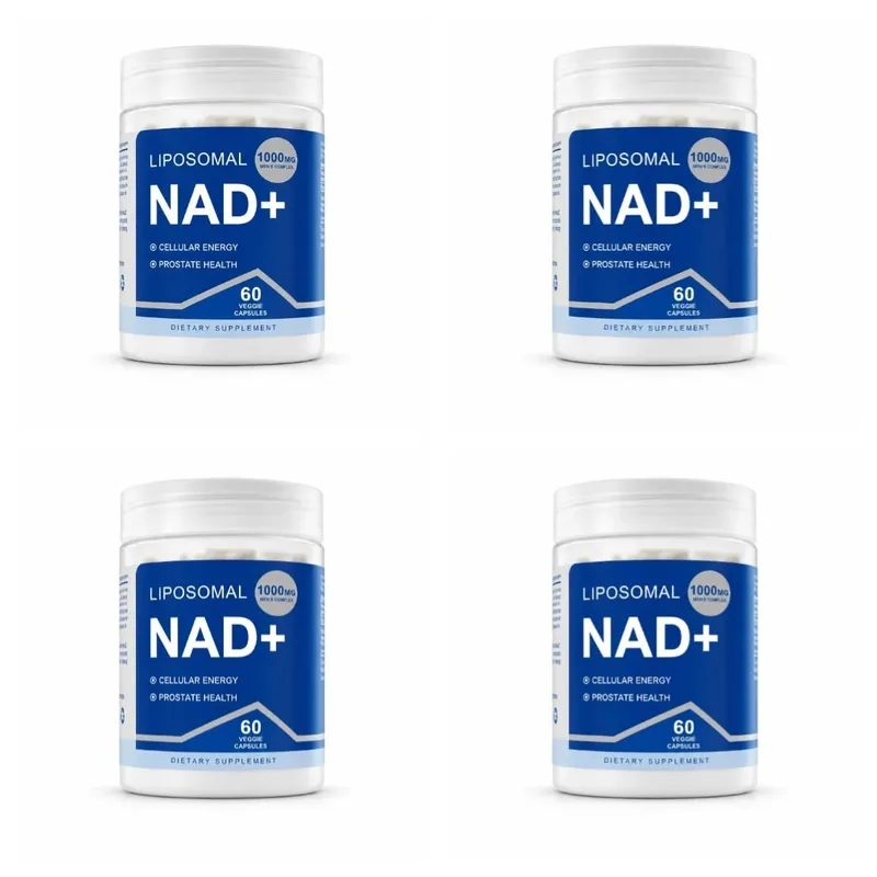 NAD+ Men's Complex Capsules Cellular Energy Support Resveratrol Maca Prostate Health and Urinary Comfort Support 60 Capsules