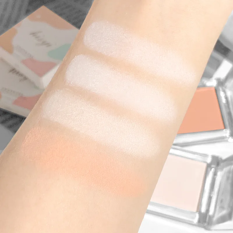 Hisyi Matte Monochrome Eyeshadow Palette Natural Light Highlighter Powder For Delicate Eye Contouring Brightens — image 4