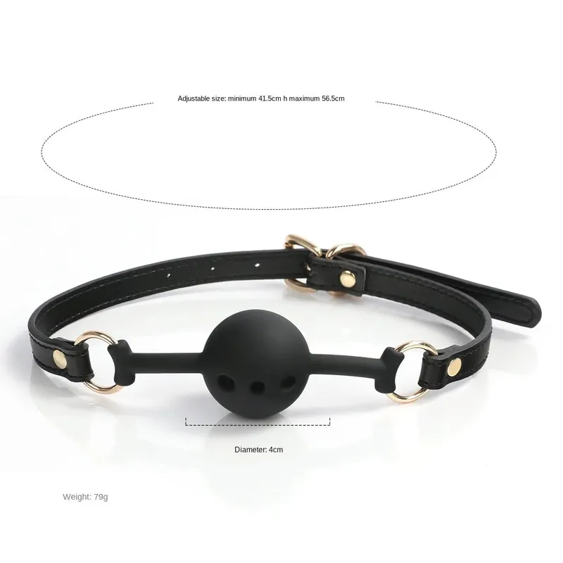Slave Roleplay Set Leather Handcuffs Ankle Cuffs Ball Gag Mask Whip Collar Leash Sex Toys for Women Couples BDSM Bondage Kit — image 19