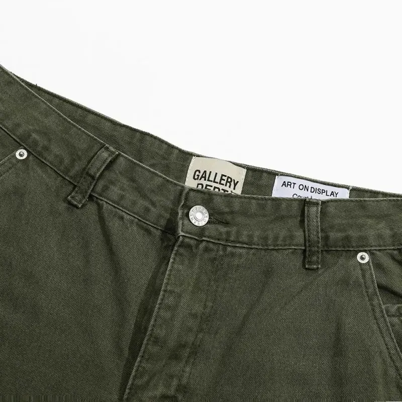 Gallery Dept splash ink splash paint wash splicing micro pull jeans overalls casual pants