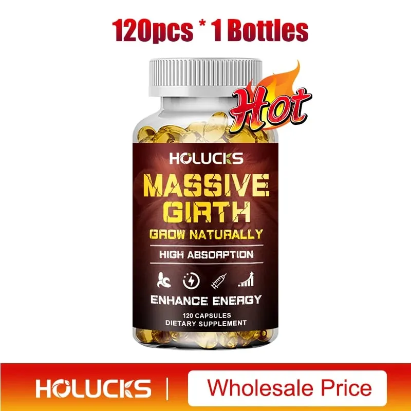 Men's Health Supplement Capsules Enhances Performance & Energy for Stamina Muscle Strength Booster
