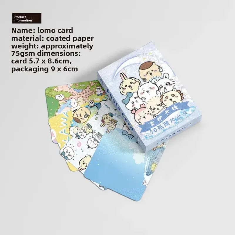 50Pcs/Set jiyi Lomo Cards 57x86mm Photocard Set Cute Laser Postcards Collectible Card for Fans Scrapbook Decoration Supplies — image 2