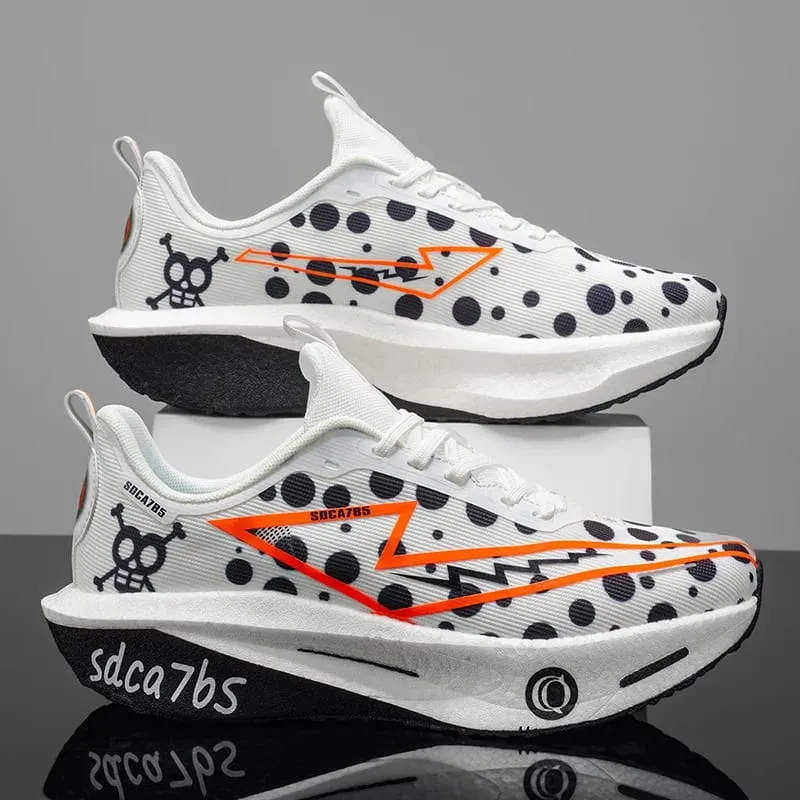 Marathon Running Shoes Carbon Board Men Sports Speciality Breathable Lightweight Women's Comfortable Athletic Nonskid Sneakers — image 3