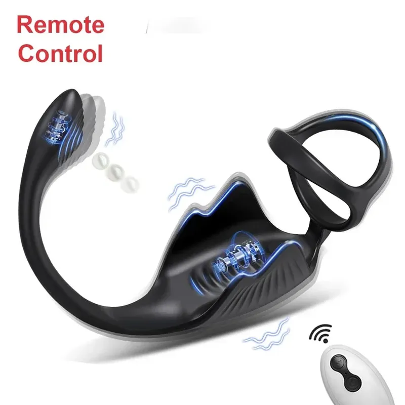 Plug anal avec contrôle par application, anneau pénien, masseur de prostate vibrant pour hommes débutants, vibrateur anal, plug anal pour jouet sexuel gay pour hommes de 18 ans et plus — image 9