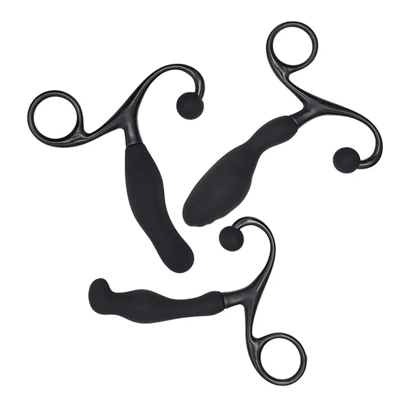 Silicone Anal Plugs Trainer Prostate Massage Butt Plugs Anal G-spot Clitoral Stimulation Anal Trainer Adult Products Sex Toys