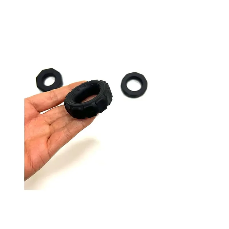 Men's Elastic Sperm Lock Ring Silicone Delay Ejaculation Penis Ring Sex Toys For Men Dick Erection Stretcher Ring Adult Supplies — image 4