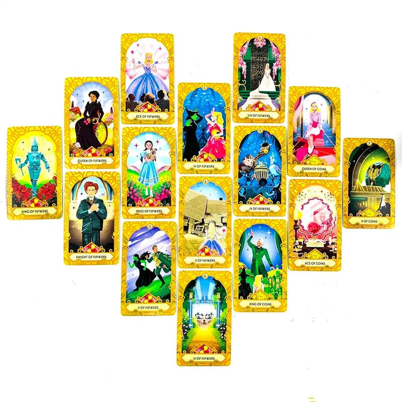 Nový balíček Wicked Tarot Deck 78 karet Tradice Tarotové karty Anglická verze Hry s věšteckými deskami Halloween a vánoční hry