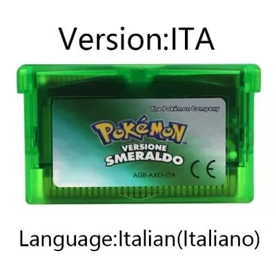 GBA Game Pokemon Series Video Game Cartridge Console Card Pokemon Emerald FireRed Ruby LeafGreen Sapphire Multi-language — image 27