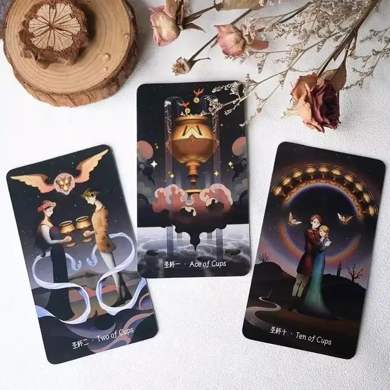 Stars Lighting Tarot Card Game - Night Sky Theme Fated Beauty Tabletop Game for Nighttime Play — image 4