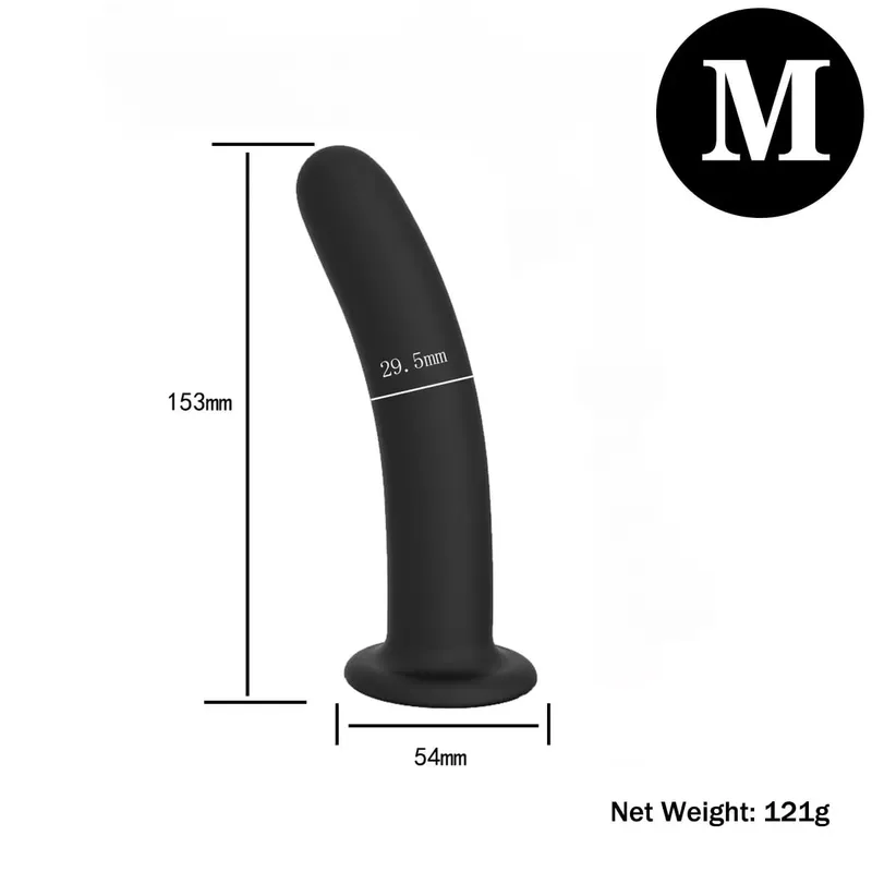 Plug Anal Anal 3 Tailles Plugs Anal Formation Godes Simples avec Forte Ventouse Anal Sex Toys pour Débutants à Utilisateurs Avancés