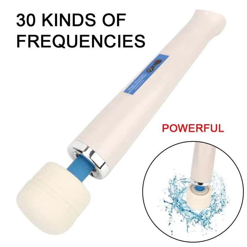 Wired Magic Wand Strong Vibration Big Vibrators For Women Breast Enlargement Clit Nipple Stimulator Sex Toys Female Masturbator — image 2