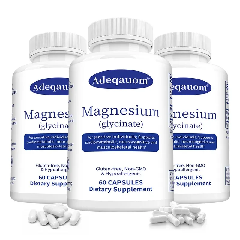 High Absorption Magnesium Glycinate Capsules – Dietary Supplement for Calm Support & Sleep for Adults — image 10